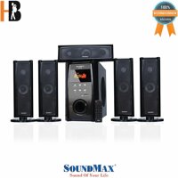 Loa Soundmax B-70/5.1 100W RMS Mini Home Theatre (Đen) – Hàng chính hãng Mới 2018