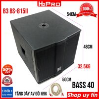 Loa sub điện 4 tấc B3 BS-815II, 700W, đánh cực căng, tiếng ấm-Loa siêu trầm bass 40 B3 ( tặng dây AV 39K )
