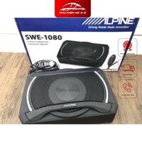Loa Sub Gầm Ghế Ô Tô Alpine SWE‑1080 – Bass 8 Inch, Sub Điện Tích Hợp Ampli, Phụ Kiện Xe A-Z