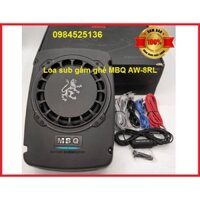 [Loa sub giá rẻ] LOA SUB GẦM GHẾ MBQ AW-8RL LOA SUB MBQ SƯ TỬ phụ kiện dành cho mọi loại xe ô tô.Loa bass cho xe oto