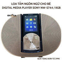 LOA TẮM NGÔN NGỮ CHO BÉ DIGITAL MEDIA PLAYER SONY NW-S744 / 8GB NGHE NHẠC SIÊU HAY, ÊM TAI, PIN TRÂU