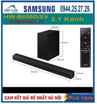 Loa Thanh Samsung 3.1 kênh B-series HW-B650D New (2024)