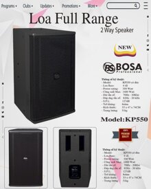 Loa karaoke Bosa KP550