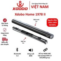 Loa Tivi Xdobo Home 1978 II Công Suất 80W, Âm Thanh 3D, Âm Thanh Trầm Ấm,Hỗ trợ Bluetooth 5.3 / HDMI ARC / Cáp quang