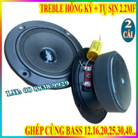 LOA TREBLE HỒNG KÌ TRÒN 10CM KÈM TỤ - GIÁ 2 LOA