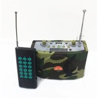 Loa Trợ Giảng, Bẫy Chim E-898 Rằn Ri Có Bluetooth Kèm Túi Đựng -Thehuyshop634