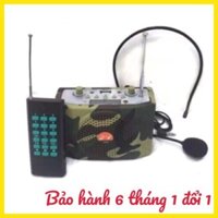 Loa trợ giảng bẫy chim E-898 điều khiển xa 1000m màu bộ đội BH 6 tháng đổi mới
