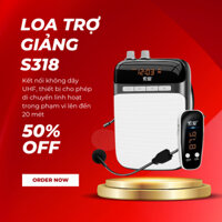 Loa Trợ giảng Bluetooth Corisu S318, Loa Thuyết Trình Mẫu Mới Nhất Âm Thanh To Rõ Ràng Đáp Ứng Cho Không Gian Rộng
