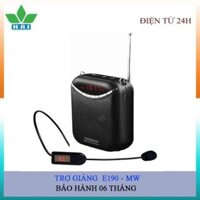 LOA TRỢ GIẢNG E190MW TẶNG KÈM 1 MIC KHÔNG DÂY 1 MIC CÓ DÂY