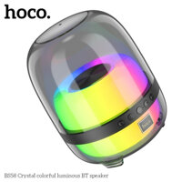 Loa trong suốt bluetooth Hoco BS58 có đèn led kết nối ghép TWS công xuất 10w cho âm thanh chất và hay