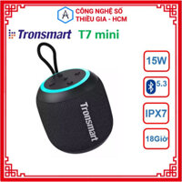 Loa Tronsmart T7 Mini Chính hãng, Loa Bluetooth 5.3, IPX7 Công suất 15W, nghe nhạc 18 giờ, Led RGB