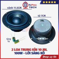 Loa Trung Kín 10 IBL 100W - Từ 70 ( Giá 2 Cái - Tặng Tụ ), Loa Trung 10cm Cao Cấp Tiếng Lời Mid Sáng Rõ - H2Pro Tech
