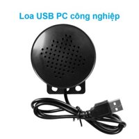 Loa USB nhỏ và lớn | Phích cắm Aux-in âm thanh 3,5 mm có lỗ vít cho máy tính công nghiệp / PC Mini / máy tính xách tay, một cáp cho âm thanh & nguồn, phích cắm và chạy
