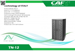 Loa vali kéo bluetooth Oris TN12 (TN-12)
