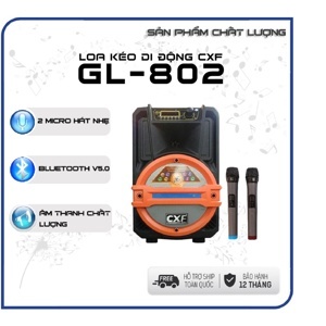 Loa vali kéo di động CXF GL-802 2 tấc