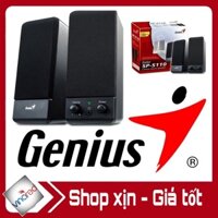 Loa Vi Tính 2.0 Genius S110 Bass Ấm Chuẩn Tích Hợp Cổng Tai Nghe 3.5M - Loa Đôi Di Động Âm Thanh To Rõ Vượt Trội