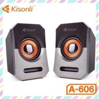 Loa vi tính 2.0 Kisonli A-606 Đa Phương Tiện Loa Bass Cho Máy Tính Bảng Máy Tính Xách tiện lợi [BẢO HÀNH VÀ ĐỔI TRẢ]