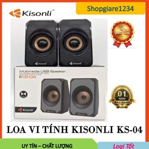Loa vi tính 2.0 Kisonli KS-04