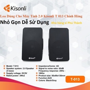 Loa vi tính 2.0 Kisonli T-013