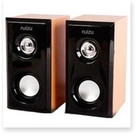 Loa vi tính 2.0 Ruizu RS-810-âm thanh cực hay (Đen gỗ) [Shop 3wow]