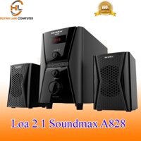 Loa vi tính 2.1 Soundmax A828 20W Bluetooth Thẻ nhớ USB - Hàng chính hãng