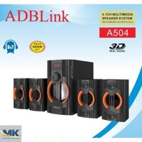 Loa Vi Tính 4.1 ADBLink A504 ( Bluetooth - FM , Thẻ Nhớ , Usb )