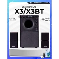 Loa Vi Tính Bluetooth Bass Cực Mạnh MICROLAB X3/X3BT, Công Suất 98W, Chơi Game, Nghe Nhạc, Làm Việc - Hàng Chính Hãng