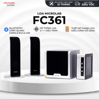 Loa Vi Tính Bluetooth Bass Mạnh Âm Cao Sáng Microlab FC361BT 2.1, Công Suất 60W - Hàng Chính Hãng
