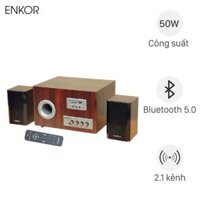 Loa vi tính Bluetooth Enkor S2850 Nâu