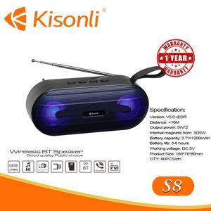 Loa vi tính Bluetooth Kisonli  S8