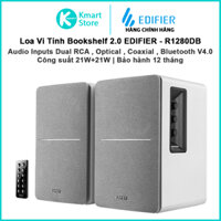 Loa vi tính Bookshelf 2.0 EDIFIER R1280DB | Vỏ gỗ MDF | Inputs Bluetooth / RCA / Optical / Coaxial | Bảo Hành 12 Tháng