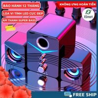 Loa vi tính để bàn MC D221 SUPER BASS cực đã, có LED, dòng loa máy tính cao cấp cho laptop, pc, điện thoại