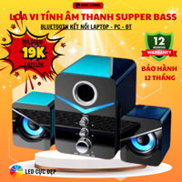 Loa vi tính để bàn MC D221 SUPER BASS cực đã, có LED, dòng loa máy tính cao cấp cho laptop, pc, điện thoại . . .