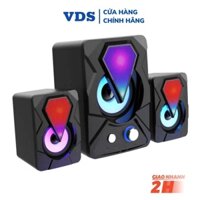 Loa vi tính để bàn mini bass cực mạnh loa máy tính led cho cây pc laptop điện thoại VDS SHOP