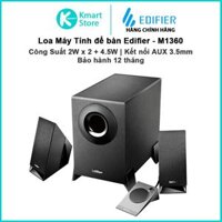 Loa vi tính Edifier M1360 | Công suất 2W x 2 + 4.5W | Subwoofer 2.1 - Bảo hành 12 tháng