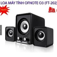 Loa Vi Tính FT202 Chính Hãng - Âm Thanh Cao Cấp Sống Động Âm Bass Treble Đỉnh Cao - Kèm Bảo Hành