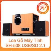 LOA VI TÍNH HỘP GỖ BOSS SH-508 USB/SD 2.1 , cho chất lượng âm thanh sống động, giúp bạn tận hưởng âm nhạc tuyệt vời nhất