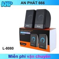 Loa vi tính Kisonli L-8080 thiết kế mini rất xinh xắn và tiện dụng