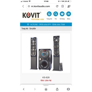 Loa vi tính Kovit KS-828 có Bluetooth