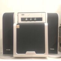 Loa vi tính Microlab (1 bass, 2 loa, 1 ampli) đồ cũ nghe ok 100%