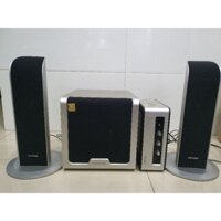 Loa vi tính Microlab Fc361 bạc đen đã qua sử dụng kèm jack 3.5 kết nối (loa cũ)