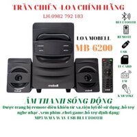 Loa vi tính Mobell MB-6200 2.1 Công suất 30W, tính năng 3 in 1 (Bluetooth. Usb, audio Fm) Điều khiển từ xa