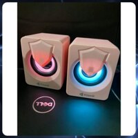 Loa Vi Tính Nghe Nhạc Để Bàn Kisonli T1030, Loa Máy tính Led Super BASS Có Led Cao Cấp Cho Laptop, pc