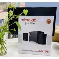 Loa vi tính, pc, laptop, loa Microlab M105 2.1_ Hàng Chính Hãng_Bảo hành 12 tháng