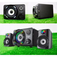 Loa Vi Tính SoundMax 2.1,Hỗ Trợ Bluetooth,Khe Cắm Thẻ Nhớ,USB Đèn LED