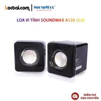 Loa Vi Tính SoundMax A-120 2.0 6W - Hàng chính hãng new 100%