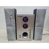 Loa vi tính Soundmax A8800 4.1 màu bạc đã qua sử dụng kèm jack kết nối