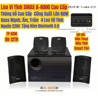 Loa Vi Tính SOUNDMAX Cao Cấp 4.1 A4000 60W tặng kèm Bluetooth 5.0 - Kết nối máy tính, điện thoại, tivi - FULL BOX BH12TH