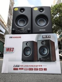 Loa vi tính SunSure M63 - Loa vi tính cao cấp 2.0 - Kết nối bluetooth 5.0, AV, USB, SD card