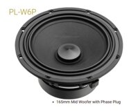 Loa woofer 165mm Rainbow PL-W6P với Phase Plug